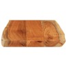 Dessus de table 50x40x3,8 cm rectangulaire bois massif d'acacia 559769559769
