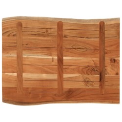 Dessus de table 90x60x3,8 cm rectangulaire bois massif d'acacia 559770559770