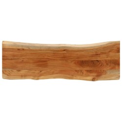 Dessus de table 140x40x3,8 cm rectangulaire bois massif acacia 559773559773