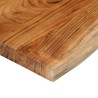 Dessus de table 140x40x3,8 cm rectangulaire bois massif acacia 559773559773