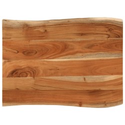 Dessus de table 70x60x3,8 cm rectangulaire bois massif d'acacia 559774559774