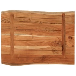 Dessus de table 70x60x3,8 cm rectangulaire bois massif d'acacia 559774559774