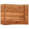 Dessus de table 70x60x3,8 cm rectangulaire bois massif d'acacia 559774559774