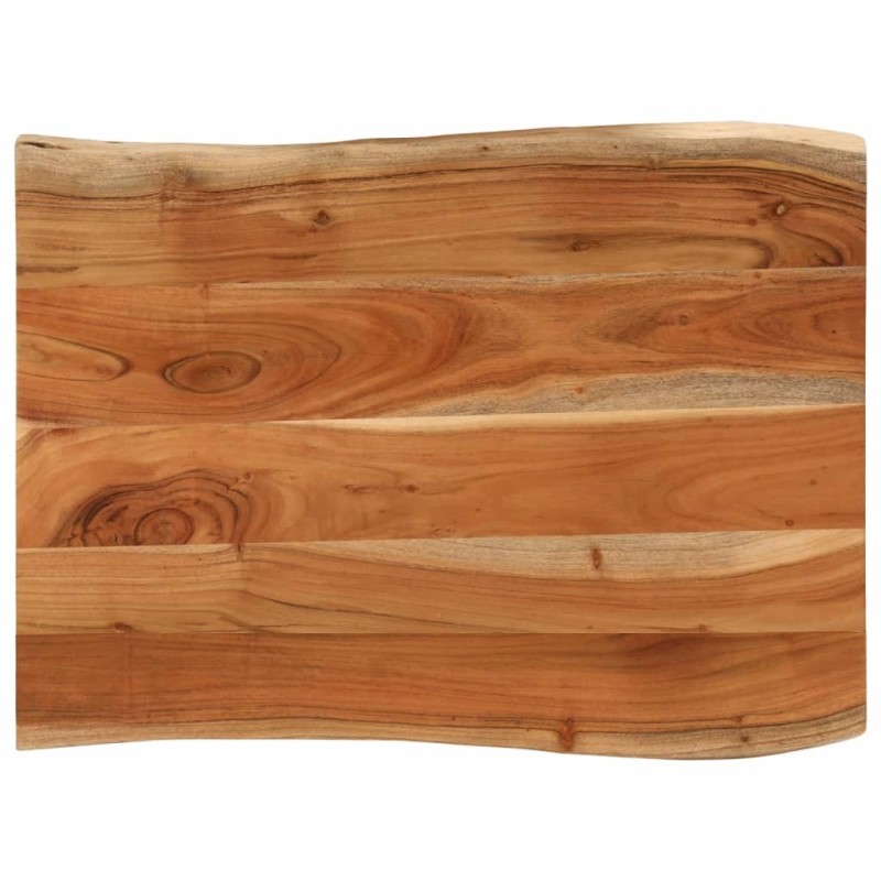 Dessus de table 90x60x2,5 cm rectangulaire bois massif d'acacia 559776559776