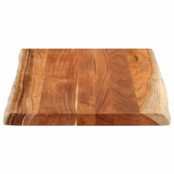 Dessus de table 90x60x2,5 cm rectangulaire bois massif d'acacia 559776559776