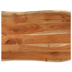 Dessus de table 80x60x3,8 cm rectangulaire bois massif d'acacia 559777559777