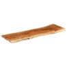 Dessus de table 120x40x3,8 cm rectangulaire bois massif acacia 559779559779