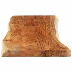 Dessus de table 120x40x3,8 cm rectangulaire bois massif acacia 559779559779