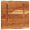 Dessus de table 40x40x3,8 cm carré bois massif d'acacia 559781559781