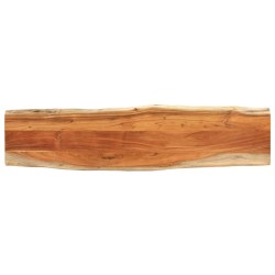 Dessus de table 160x40x3,8 cm rectangulaire bois massif acacia 559782559782