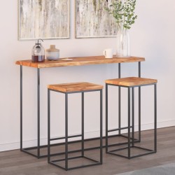 Dessus de table 120x40x2,5 cm rectangulaire bois massif acacia 559786559786