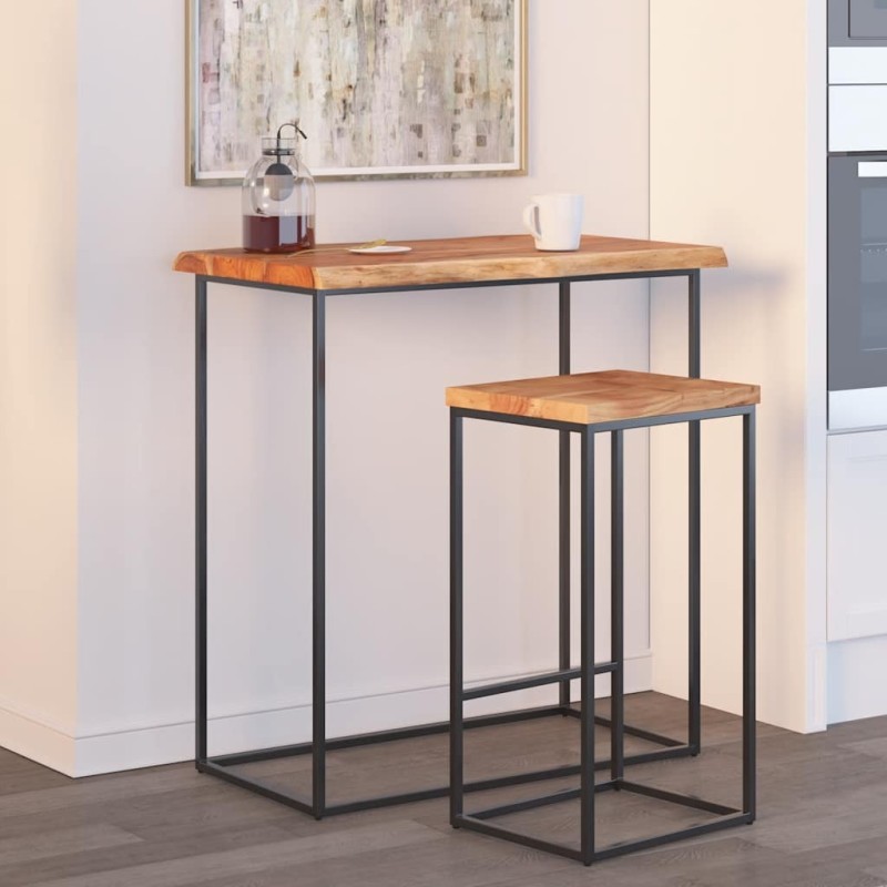 Dessus de table 100x40x2,5 cm rectangulaire bois massif acacia 559788559788