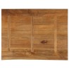 Dessus de table à bord vivant 110x80x3,8cm bois massif manguier 559790559790