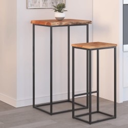 Dessus de table 40x40x2,5 cm rectangulaire bois massif d'acacia 559791559791