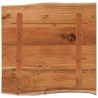 Dessus de table 40x40x2,5 cm rectangulaire bois massif d'acacia 559791559791