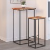 Dessus de table 50x40x2,5 cm rectangulaire bois massif d'acacia 559793559793