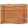 Dessus de table 50x40x2,5 cm rectangulaire bois massif d'acacia 559793559793