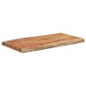 Dessus de table 70x40x2,5 cm rectangulaire bois massif d'acacia 559794559794