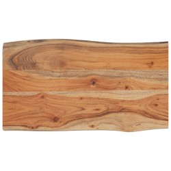 Dessus de table 70x40x2,5 cm rectangulaire bois massif d'acacia 559794559794