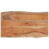 Dessus de table 70x40x2,5 cm rectangulaire bois massif d'acacia 559794559794