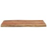 Dessus de table 70x40x2,5 cm rectangulaire bois massif d'acacia 559794559794