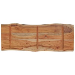 Dessus de table 90x40x2,5 cm rectangulaire bois massif acacia 559795559795