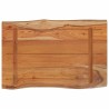 Dessus de table 60x40x2,5 cm rectangulaire bois massif d'acacia 559796559796