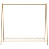 Porte-vêtement avec étagères 106x34x102 cm bambou 559802559802