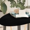 Dessus de table 100x50x2 cm bois de chêne massif ovale 559804559804