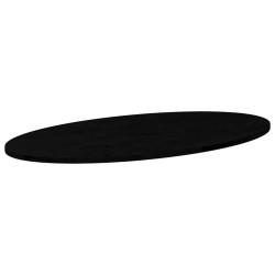 Dessus de table 100x50x2 cm bois de chêne massif ovale 559804559804
