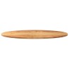 Dessus de table 100x50x2 cm bois de chêne massif ovale 559807559807