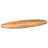 Dessus de table 120x60x2 cm bois de chêne massif ovale 559808559808