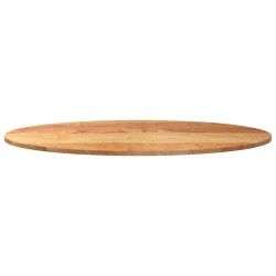 Dessus de table 120x60x2 cm bois de chêne massif ovale 559808559808