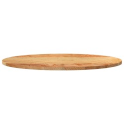 Dessus de table 80x40x2 cm bois de chêne massif ovale 559810559810