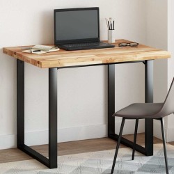 Dessus de table rectangulaire 100x80x4 cm bois massif d'acacia 559811559811