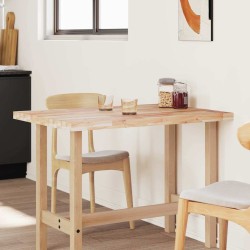 Dessus de table rectangulaire 100x80x4 cm bois massif d'acacia 559811559811