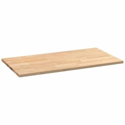 Plan de travail de cuisine bois de chêne massif rectangulaire 559817559817