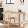 Dessus de table rectangulaire 80x70x4 cm bois massif d'acacia 559819559819