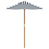 Parasol de jardin pour enfants avec poteau en bois Ø120x140 cm 559822559822