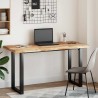 Dessus de table rectangulaire 140x60x4 cm bois massif d'acacia 559824559824