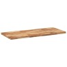 Dessus de table rectangulaire 140x60x4 cm bois massif d'acacia 559824559824