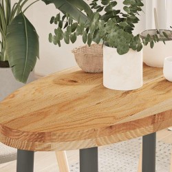Dessus de table 80x40x4 cm bois de chêne massif ovale 559825559825