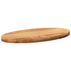 Dessus de table 80x40x4 cm bois de chêne massif ovale 559825559825