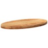 Dessus de table 80x40x4 cm bois de chêne massif ovale 559825559825