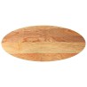 Dessus de table 140x60x4 cm bois de chêne massif ovale 559826559826