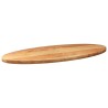 Dessus de table 140x60x4 cm bois de chêne massif ovale 559826559826