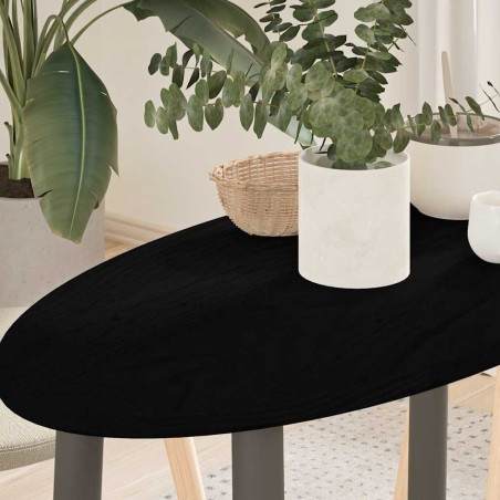 Dessus de table 80x40x2 cm bois de chêne massif ovale 559827559827