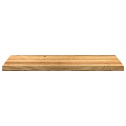 Appuis de fenêtre 2 pcs marron clair bois de chêne massif 559838559838