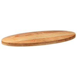 Dessus de table 100x50x4 cm bois de chêne massif ovale 559841559841