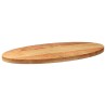 Dessus de table 100x50x4 cm bois de chêne massif ovale 559841559841